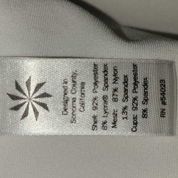 Athleta Turbo Charge White Racer Back Tank Top - Picture 5 of 6